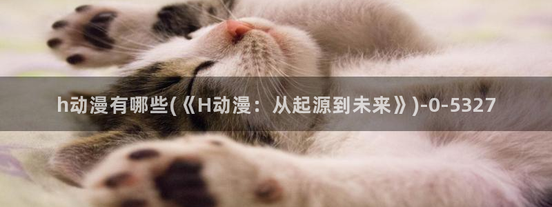黄页动漫网站:h动漫有哪些(《H动漫:从起源到未来》)